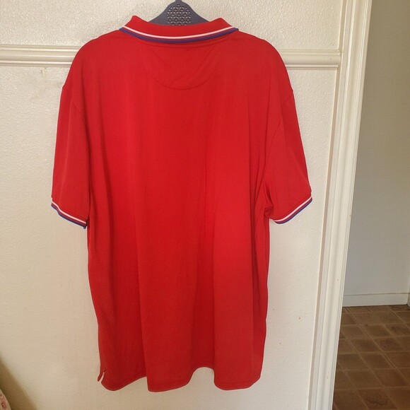 TailorByrd Golf Polo Shirt XXL Quarter Zip Flamingo Logo Sleeve Polyester - Picture 7 of 12